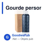 Gourde personnalisable en acier inoxydable recyclé Talin avec logo - Miniature 11