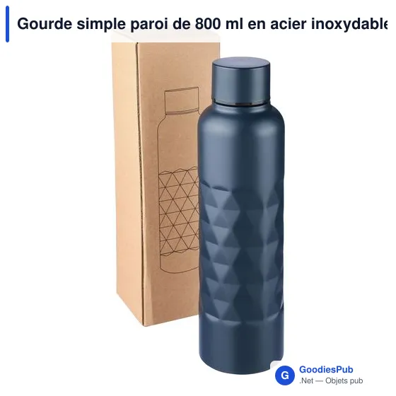 Gourde personnalisable en acier inoxydable recyclé Talin avec logo - Image 11