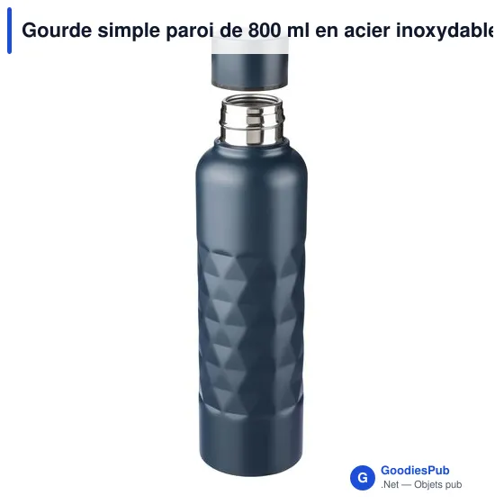 Gourde personnalisable en acier inoxydable recyclé Talin avec logo - Image 9