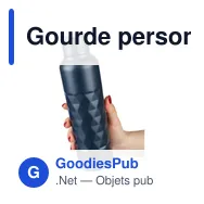 Gourde personnalisable en acier inoxydable recyclé Talin avec logo - Miniature 10