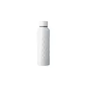 Variante blanc - Gourde personnalisable en acier inoxydable recyclé Talin avec logo