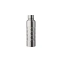 Variante argenté - Gourde personnalisable en acier inoxydable recyclé Talin avec logo