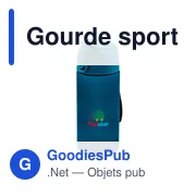 Gourde sport 500 ml Air Gifts | Leila - Miniature 1