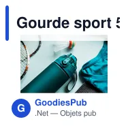 Gourde sport 500 ml Air Gifts | Leila - Miniature 11