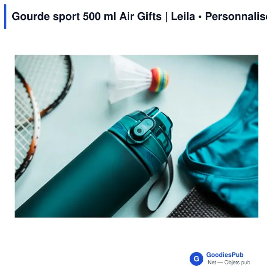 Gourde sport 500 ml Air Gifts | Leila - Image 11