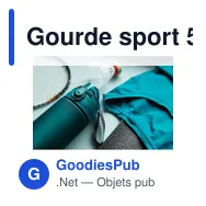 Gourde sport 500 ml Air Gifts | Leila - Miniature 12