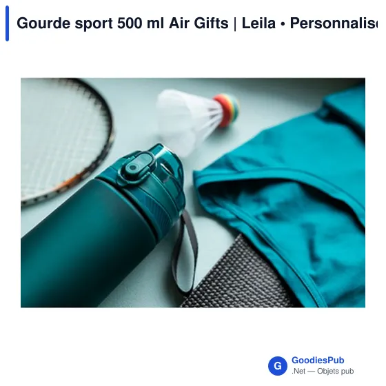 Gourde sport 500 ml Air Gifts | Leila - Image 12