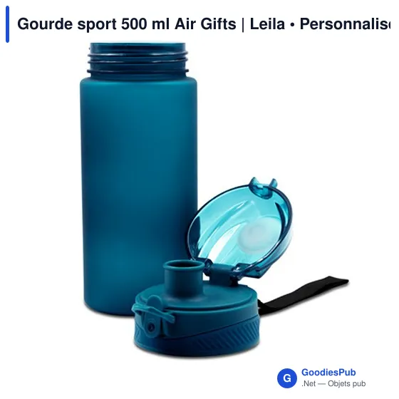 Gourde sport 500 ml Air Gifts | Leila - Image 4