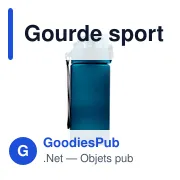 Gourde sport 500 ml Air Gifts | Leila - Miniature 8