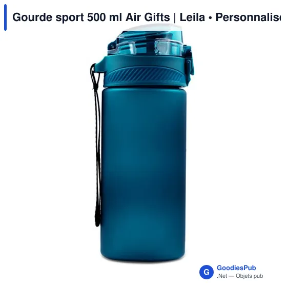 Gourde sport 500 ml Air Gifts | Leila - Image 8