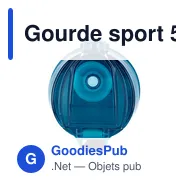 Gourde sport 500 ml Air Gifts | Leila - Miniature 9