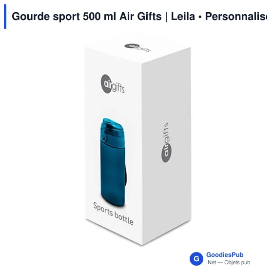 Gourde sport 500 ml Air Gifts | Leila - Image 10