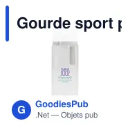 Gourde sport personnalisable 500 ml avec logo | Esi - Miniature 1