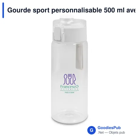 Gourde sport personnalisable 500 ml avec logo | Esi