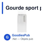 Gourde sport personnalisable 500 ml avec logo | Esi - Miniature 3