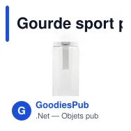 Gourde sport personnalisable 500 ml avec logo | Esi - Miniature 7