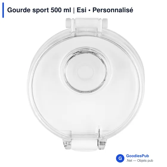 Gourde sport personnalisable 500 ml avec logo | Esi - Image 10