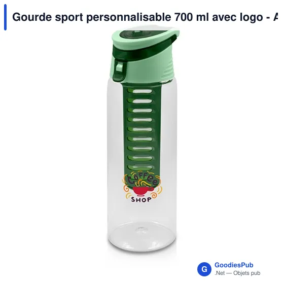 Gourde sport personnalisable 700 ml avec logo - Air Gifts | Lizzie - Image 11