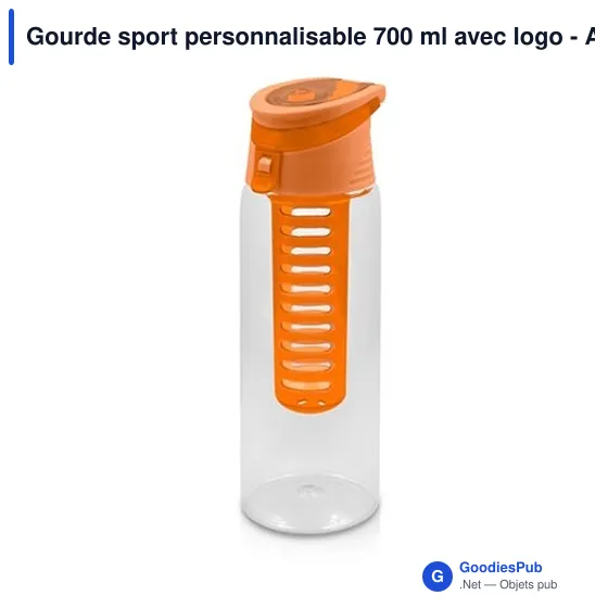 Gourde sport personnalisable 700 ml avec logo - Air Gifts | Lizzie - Image 3