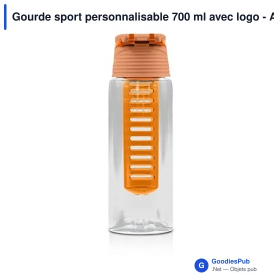 Gourde sport personnalisable 700 ml avec logo - Air Gifts | Lizzie - Image 6