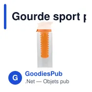 Gourde sport personnalisable 700 ml avec logo - Air Gifts | Lizzie - Miniature 8
