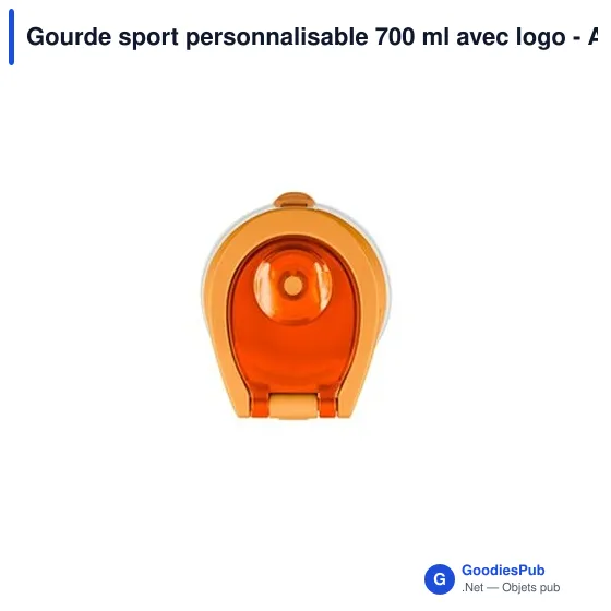 Gourde sport personnalisable 700 ml avec logo - Air Gifts | Lizzie - Image 9