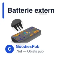 Batterie externe personnalisable 20 000 mAh avec logo - GP B+ Series - Miniature 1