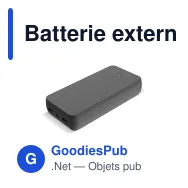 Batterie externe personnalisable 20 000 mAh avec logo - GP B+ Series - Miniature 2