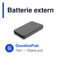 Batterie externe personnalisable GP 5000 mAh en ABS avec logo - B+ Series - Miniature 2