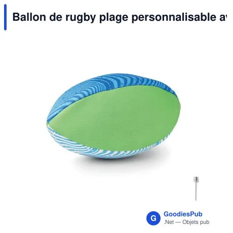 Ballon de rugby plage personnalisable avec logo - GRAB