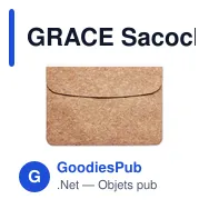 GRACE Sacoche en liège - Miniature 1