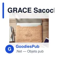 GRACE Sacoche en liège - Miniature 4