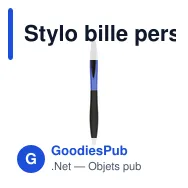 Stylo bille personnalisable Gracia avec logo - Miniature 4