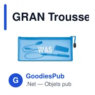 GRAN Trousse à crayon en PVC - Miniature 3