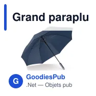 Grand parapluie canne personnalisable 25 pouces automatique avec logo - Canne - Miniature 6
