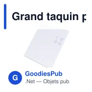 Grand taquin personnalisable en plastique recyclé avec logo - Puzzle coulissant - Miniature 2