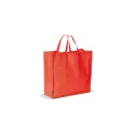 Variante Rouge - Grand sac shopping personnalisable en non-tissé 75 g/m² avec logo - 45 x 18 x 45 cm