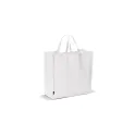 Variante Blanc - Grand sac shopping personnalisable en non-tissé 75 g/m² avec logo - 45 x 18 x 45 cm