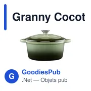 Cocotte en fonte personnalisable avec logo - Granny Cocotte - Miniature 1