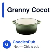 Cocotte en fonte personnalisable avec logo - Granny Cocotte - Miniature 2