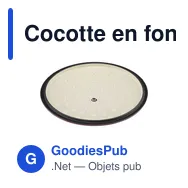 Cocotte en fonte personnalisable avec logo - Granny Cocotte - Miniature 11