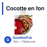 Cocotte en fonte personnalisable avec logo - Granny Cocotte - Miniature 12
