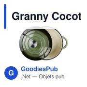 Cocotte en fonte personnalisable avec logo - Granny Cocotte - Miniature 3