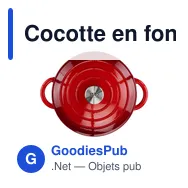 Cocotte en fonte personnalisable avec logo - Granny Cocotte - Miniature 10