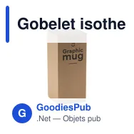Gobelet isotherme personnalisable avec logo - Graphic Mug 300 ml - Miniature 2