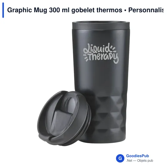 Gobelet isotherme personnalisable avec logo - Graphic Mug 300 ml - Image 12
