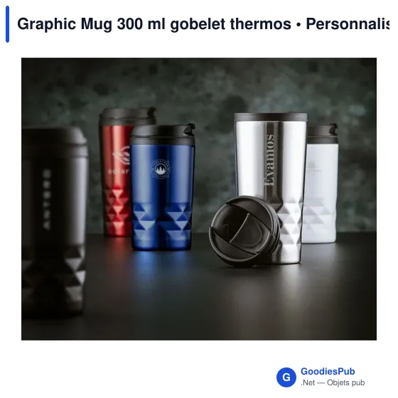 Gobelet isotherme personnalisable avec logo - Graphic Mug 300 ml - Image 10