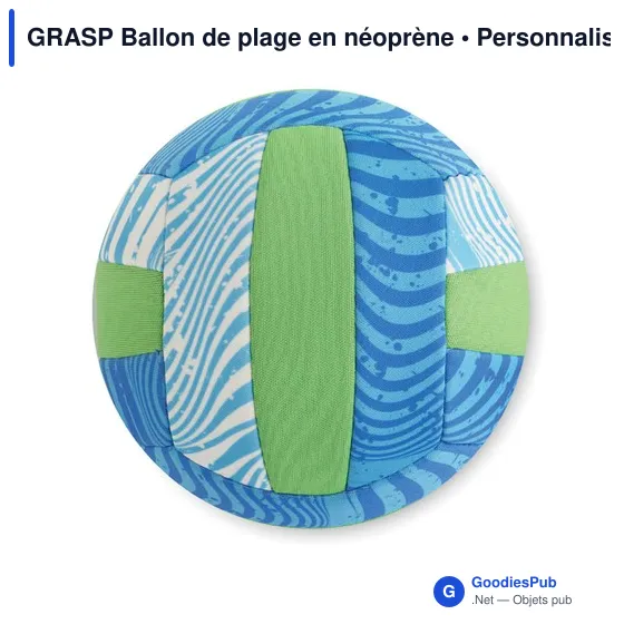 Ballon de plage personnalisable GRASP avec logo - Image 2