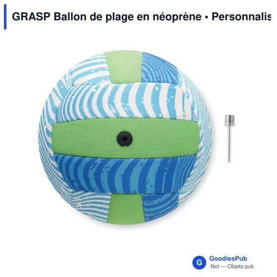 Ballon de plage personnalisable GRASP avec logo - Image 3