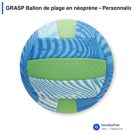 Ballon de plage personnalisable GRASP avec logo - Image 4
